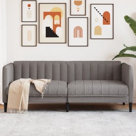 2 seater sofa taupe gray fabric by vidaXL, Sofas - Ref: Foro24-372609, Price: 225,35 €, Discount: %
