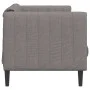 Sofá de 2 plazas tela gris taupe de vidaXL, Sofás - Ref: Foro24-372609, Precio: 222,26 €, Descuento: %