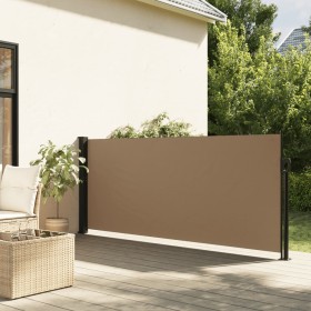 Toldo lateral retráctil gris taupe 100x300 cm