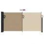 Taupe gray retractable side awning 100x300 cm by vidaXL, Umbrellas - Ref: Foro24-4004274, Price: 82,86 €, Discount: %