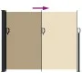 Beige retractable side awning 160x500 cm by vidaXL, Umbrellas - Ref: Foro24-4004435, Price: 121,05 €, Discount: %