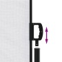 Toldo lateral retráctil blanco 140x600 cm de vidaXL, Sombrillas - Ref: Foro24-4004511, Precio: 94,91 €, Descuento: %