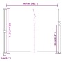 Dunkelgrüne einziehbare Seitenmarkise 180x600 cm von vidaXL, Sonnenschirme - Ref: Foro24-4004545, Preis: 129,66 €, Rabatt: %