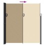 Beige einziehbare Seitenmarkise 220x500 cm von vidaXL, Sonnenschirme - Ref: Foro24-4004480, Preis: 161,05 €, Rabatt: %