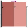 Terracotta retractable side awning 200x600 cm by vidaXL, Umbrellas - Ref: Foro24-4004558, Price: 146,28 €, Discount: %