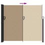 Toldo lateral retráctil gris taupe 180x500 cm de vidaXL, Sombrillas - Ref: Foro24-4004454, Precio: 134,52 €, Descuento: %