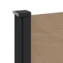 Taupe gray retractable side awning 180x500 cm by vidaXL, Umbrellas - Ref: Foro24-4004454, Price: 123,94 €, Discount: %
