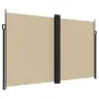 Beige retractable side awning 200x600 cm by vidaXL, Umbrellas - Ref: Foro24-4004660, Price: 157,18 €, Discount: %