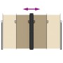 Toldo lateral retráctil beige 200x600 cm de vidaXL, Sombrillas - Ref: Foro24-4004660, Precio: 159,97 €, Descuento: %