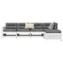 Gartensofa-Set 5-teilig aus massivem weißem Kiefernholz von vidaXL, Gartensets - Ref: Foro24-3250829, Preis: 365,67 €, Rabatt: %