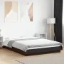 Bed frame with LED lights black engineered wood 120x200cm by vidaXL, Beds and slatted bases - Ref: Foro24-3281106, Price: 220...