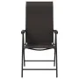 Folding garden chairs 4 pcs black coffee synthetic rattan by vidaXL, Garden chairs - Ref: Foro24-3270609, Price: 253,41 €, Di...