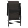 Sillas de jardín plegables 4 uds ratán sintético negro café de vidaXL, Sillas de jardín - Ref: Foro24-3270609, Precio: 248,92 €