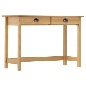 Hill console table with 2 pine wood drawers 110x45x74 cm by vidaXL, Side tables - Ref: Foro24-288991, Price: 102,58 €, Discou...