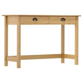 Hill console table with 2 pine wood drawers 110x45x74 cm by vidaXL, Side tables - Ref: Foro24-288991, Price: 88,89 €, Discoun...