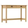 Hill console table with 2 pine wood drawers 110x45x74 cm by vidaXL, Side tables - Ref: Foro24-288991, Price: 88,89 €, Discoun...