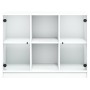 Aparador de madera de ingeniería blanco 101,5x37x75,5 cm de vidaXL, Aparadores - Ref: Foro24-3295871, Precio: 101,07 €, Descu...