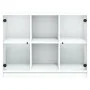 White engineered wood sideboard 101.5x37x75.5 cm by vidaXL, Sideboards - Ref: Foro24-3295871, Price: 99,87 €, Discount: %