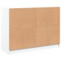 Aparador de madera de ingeniería blanco 101,5x37x75,5 cm de vidaXL, Aparadores - Ref: Foro24-3295871, Precio: 101,07 €, Descu...
