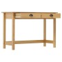 Hill console table with 2 pine wood drawers 110x45x74 cm by vidaXL, Side tables - Ref: Foro24-288991, Price: 102,58 €, Discou...