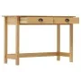 Hill console table with 2 pine wood drawers 110x45x74 cm by vidaXL, Side tables - Ref: Foro24-288991, Price: 88,89 €, Discoun...
