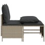 4-piece garden sofa set and gray synthetic rattan cushions by vidaXL, Garden sets - Ref: Foro24-368385, Price: 183,63 €, Disc...