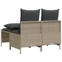 4-piece garden sofa set and gray synthetic rattan cushions by vidaXL, Garden sets - Ref: Foro24-368385, Price: 183,63 €, Disc...