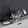 SCHÜTTE ELK chrome 2-handle basin mixer tap by SCHÜTTE, Faucets - Ref: Foro24-429362, Price: 90,18 €, Discount: %