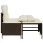Set de sofás de jardín 4 pzas y cojines ratán sintético marrón by vidaXL, Garden sets - Ref: Foro24-368372, Price: 176,81 €, ...