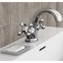SCHÜTTE ELK chrome 2-handle basin mixer tap by SCHÜTTE, Faucets - Ref: Foro24-429362, Price: 90,18 €, Discount: %