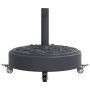 Base sombrilla redonda ruedas para mástiles Ø38 / 48 mm 27 kg by vidaXL, Umbrella bases - Ref: Foro24-4007973, Price: 65,32 €...
