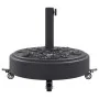 Base sombrilla redonda ruedas para mástiles Ø38 / 48 mm 27 kg by vidaXL, Umbrella bases - Ref: Foro24-4007973, Price: 67,97 €...