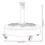 Base sombrilla redonda ruedas para mástiles Ø38 / 48 mm 27 kg by vidaXL, Umbrella bases - Ref: Foro24-4007973, Price: 65,32 €...