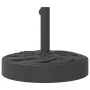 Halbrunder Schirmständer für Stöcke mit einem Durchmesser von Ø38/48 mm, 25 kg. von vidaXL, Schirmständer - Ref: Foro24-40079...