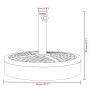 Base de sombrilla semicircular para palos de Ø38/ 48 mm 25 kg by vidaXL, Umbrella bases - Ref: Foro24-4007984, Price: 59,24 €...