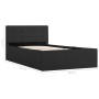 Hydraulic canape bed with storage dark gray fabric 90x200cm by vidaXL, Beds and slatted bases - Ref: Foro24-285570, Price: 30...