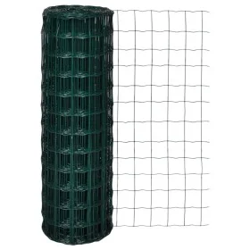 Euro-Zaunset aus grünem Stahl, 10 x 1,2 m von vidaXL, Zaunpaneele - Ref: Foro24-140574, Preis: 40,63 €, Rabatt: %