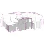 8-teiliges Gartensofa-Set und graue synthetische Rattankissen von vidaXL, Gartensets - Ref: Foro24-3276266, Preis: 524,69 €, ...