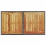 Gartentisch PE-Rattan und graues Akazienholz 100x55x73 cm von vidaXL, Gartentische - Ref: Foro24-366127, Preis: 90,98 €, Raba...