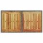 Gartentisch PE-Rattan und graues Akazienholz 100x55x73 cm von vidaXL, Gartentische - Ref: Foro24-366127, Preis: 94,97 €, Raba...