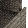 Gartentisch PE-Rattan und graues Akazienholz 100x55x73 cm von vidaXL, Gartentische - Ref: Foro24-366127, Preis: 94,97 €, Raba...