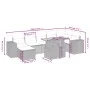 8-piece garden sofa set and gray synthetic rattan cushions by vidaXL, Garden sets - Ref: Foro24-3275937, Price: 530,79 €, Dis...