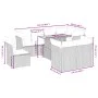 9-teiliges Gartenmöbel-Set und graue synthetische Rattankissen von vidaXL, Gartensets - Ref: Foro24-3270934, Preis: 585,18 €,...