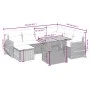 8-piece garden sofa set and gray synthetic rattan cushions by vidaXL, Garden sets - Ref: Foro24-3272313, Price: 529,28 €, Dis...