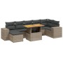 8-piece garden sofa set and gray synthetic rattan cushions by vidaXL, Garden sets - Ref: Foro24-3272747, Price: 516,50 €, Dis...