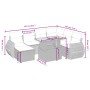 8-teiliges Gartensofa-Set und graue synthetische Rattankissen von vidaXL, Gartensets - Ref: Foro24-3275832, Preis: 515,77 €, ...