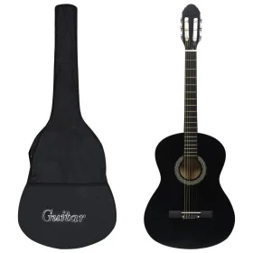 Classical guitar set for beginners, 12 pieces, black, 4/4 size, 39 inches. by vidaXL, Guitars - Ref: Foro24-70111, Price: 97,...