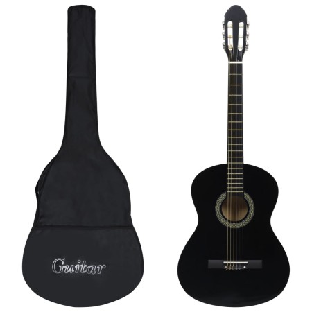 Einsteiger Konzertgitarre Set 12-tlg schwarz 4/4 39" von vidaXL, Gitarren - Ref: Foro24-70111, Preis: 99,40 €, Rabatt: %