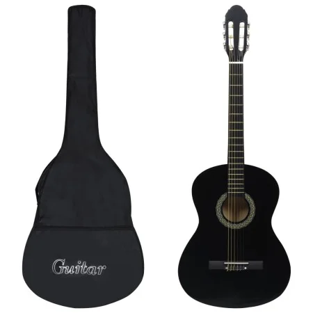 Einsteiger Konzertgitarre Set 12-tlg schwarz 4/4 39" von vidaXL, Gitarren - Ref: Foro24-70111, Preis: 97,84 €, Rabatt: %