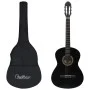Einsteiger Konzertgitarre Set 12-tlg schwarz 4/4 39" von vidaXL, Gitarren - Ref: Foro24-70111, Preis: 97,84 €, Rabatt: %
